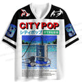 City Pop Music Printed Jersey Shirts
