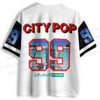 City Pop Music Printed Jersey Shirts