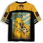 UFO Take the Cow to Space Jersey Shirts