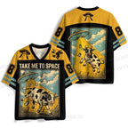 UFO Take the Cow to Space Jersey Shirts