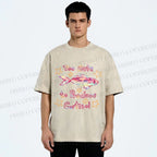 Unisex No Cortisol Cute Fish Printed Washed Tee