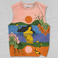 Unisex Reflection In The Water Printed Tank Top