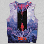 Unisex Dreamlike Space Melancholy Printed Tank Top
