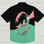 Bravely Fighting Crocodiles Hawaiian Shirt
