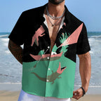 Bravely Fighting Crocodiles Hawaiian Shirt