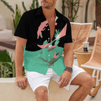 Bravely Fighting Crocodiles Hawaiian Shirt