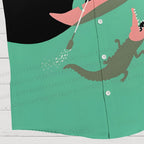 Bravely Fighting Crocodiles Hawaiian Shirt