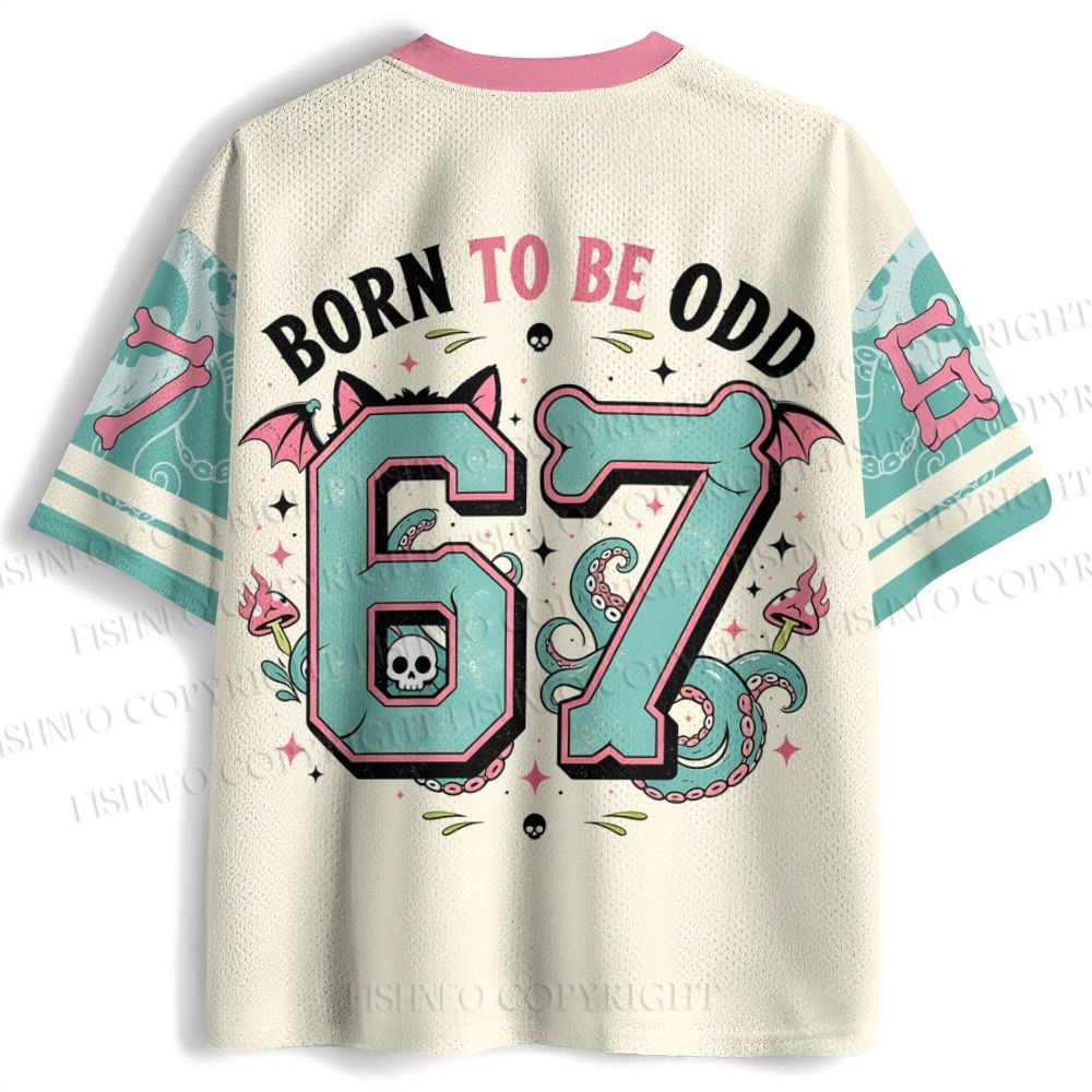 Born To Be ODD Octopus Cat Jersey Shirts