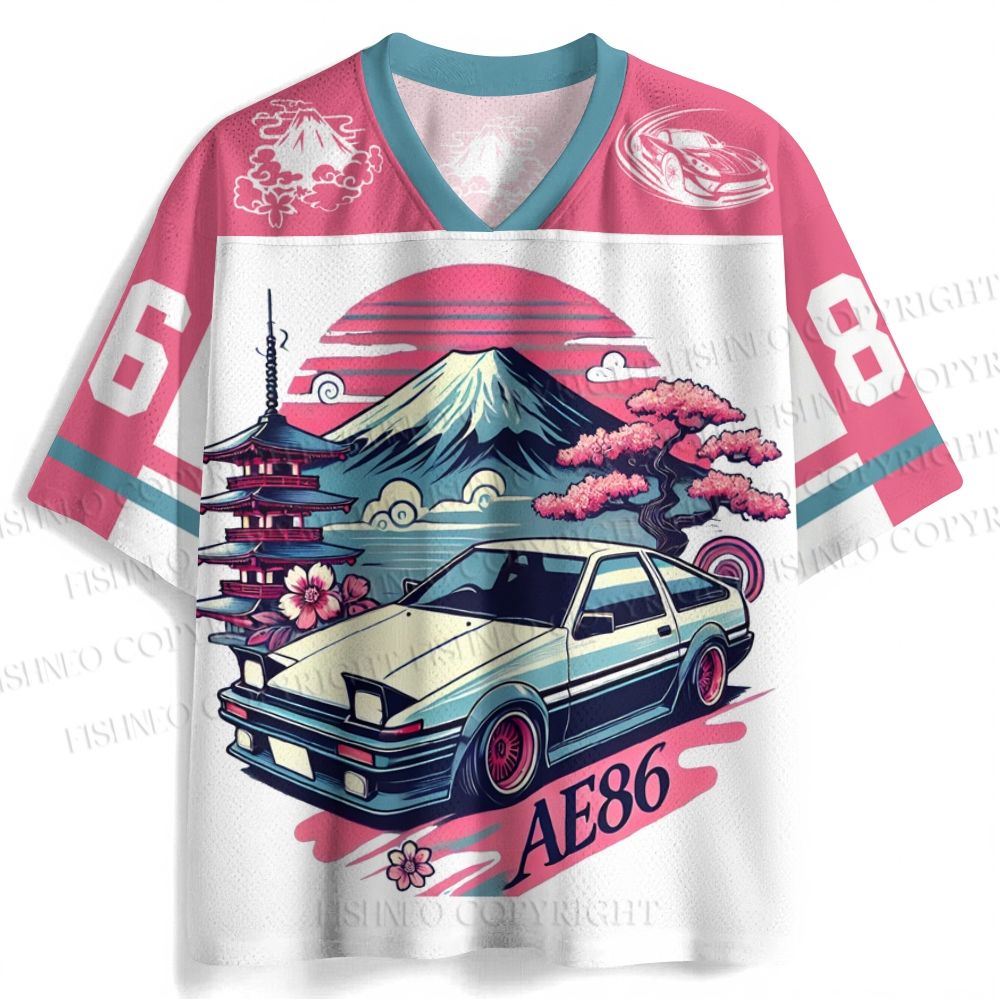 Japanese AE86 Mount Fuji Jersey Shirts