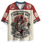 Japanese Koi Ukiyo-e Jersey Shirts
