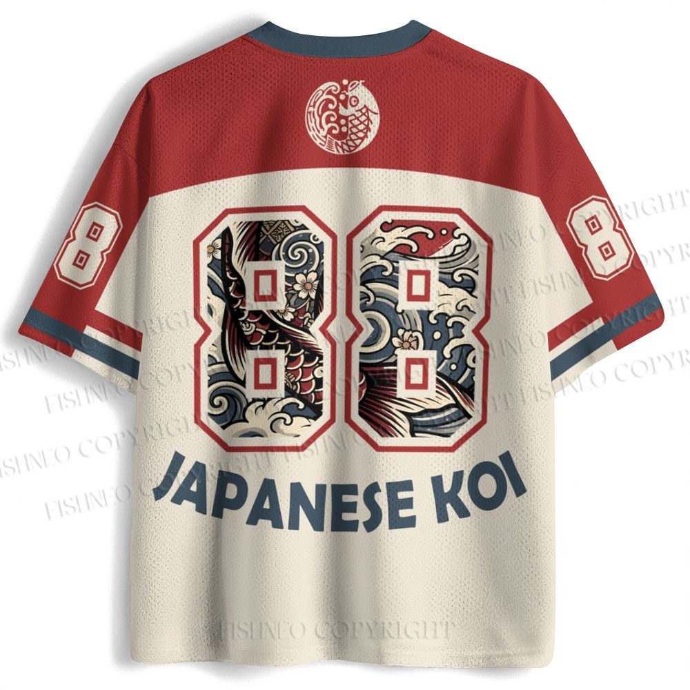Japanese Koi Ukiyo-e Jersey Shirts