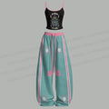 Be Weird It's Cool Octopus Cat Top & Elasticated Trousers Two-Piece Set