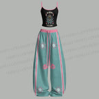 Be Weird It's Cool Octopus Cat Top & Elasticated Trousers Two-Piece Set
