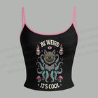 Be Weird It's Cool Octopus Cat Top & Elasticated Trousers Two-Piece Set