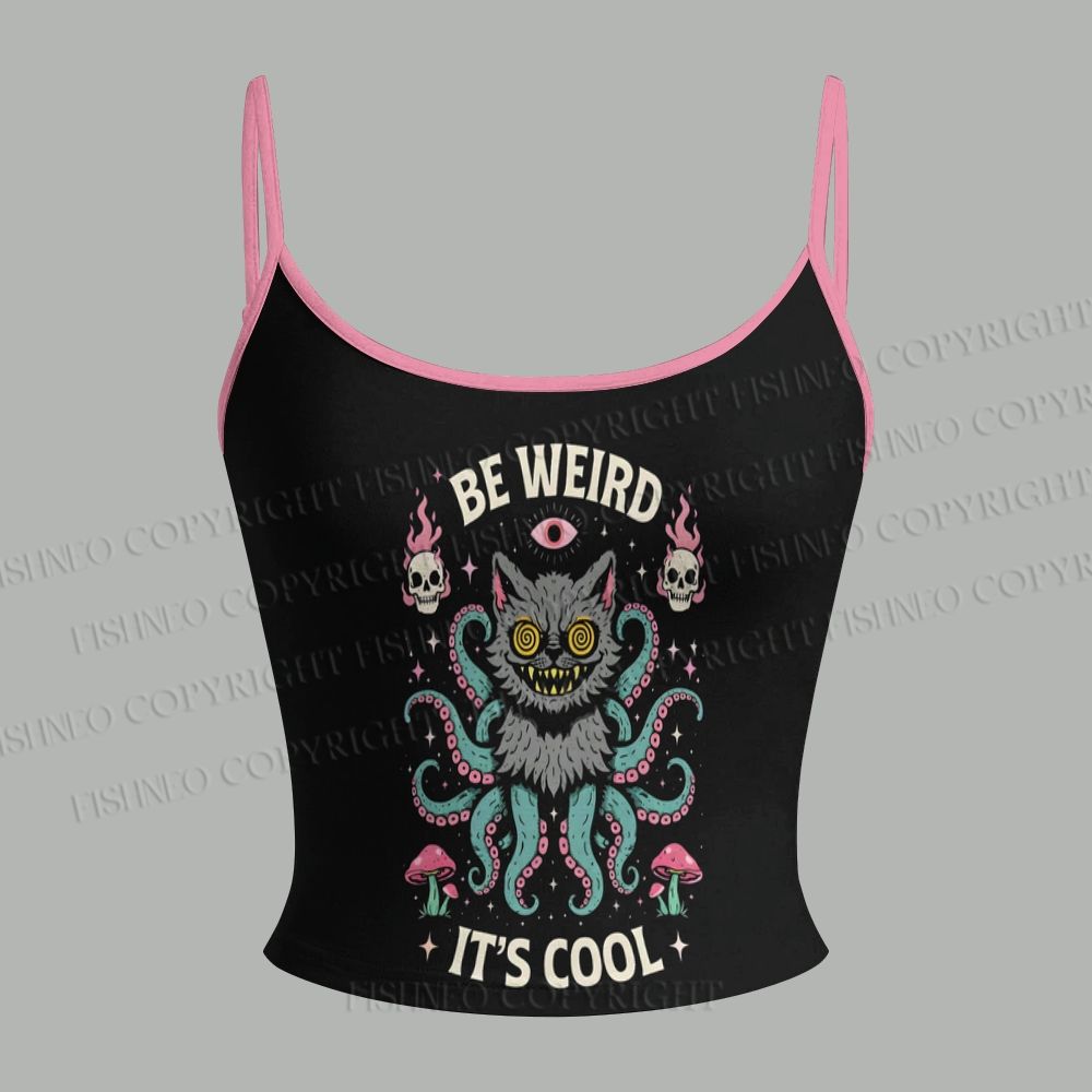 Be Weird It's Cool Octopus Cat Top & Elasticated Trousers Two-Piece Set