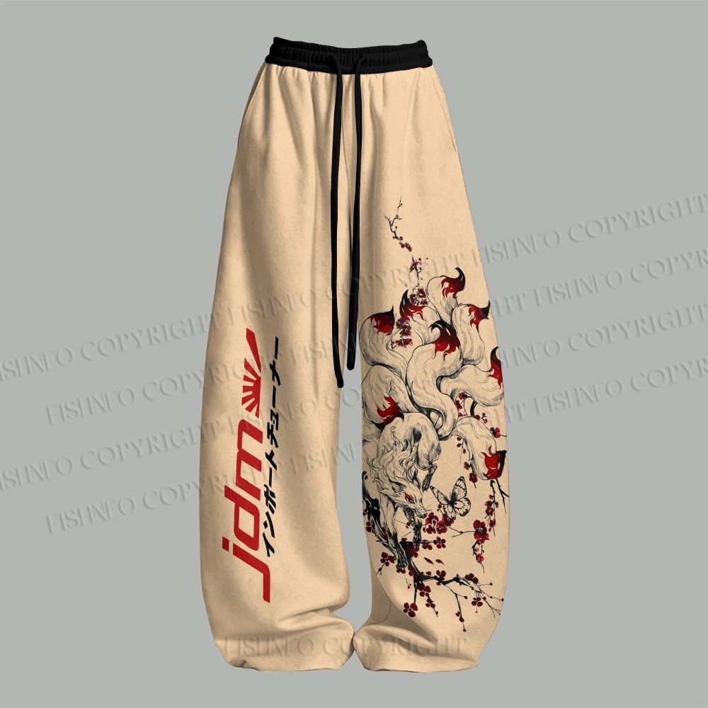 Kitsune Runner JDM Top & Elasticated Trousers Two-Piece Set