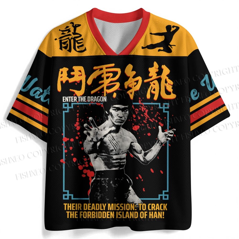 Bruce Lee Be Water Jersey Shirts