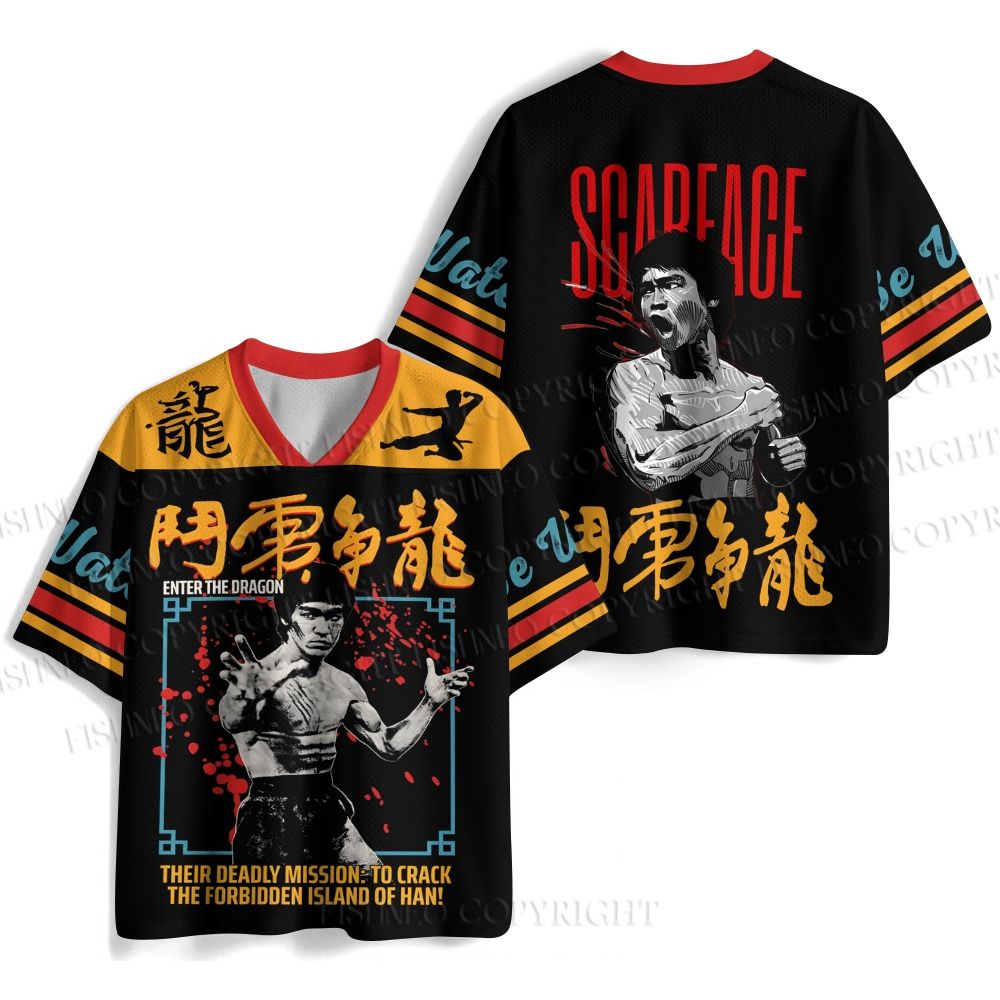 Bruce Lee Be Water Jersey Shirts
