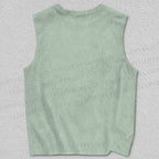 Unisex Black Cat Looking into Water Printed Tank Top