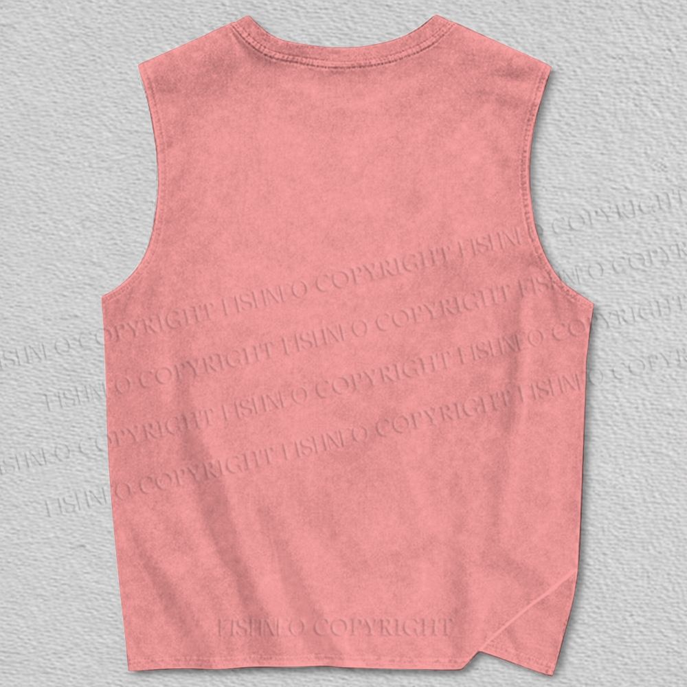 Unisex Giant Panther Printed Tank Top