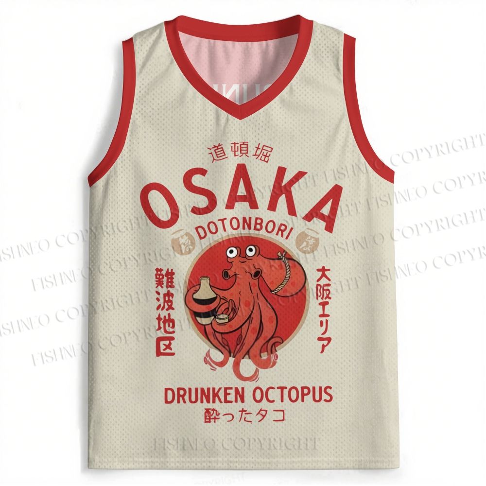 Drunken Octopus Japan Jersey Tank