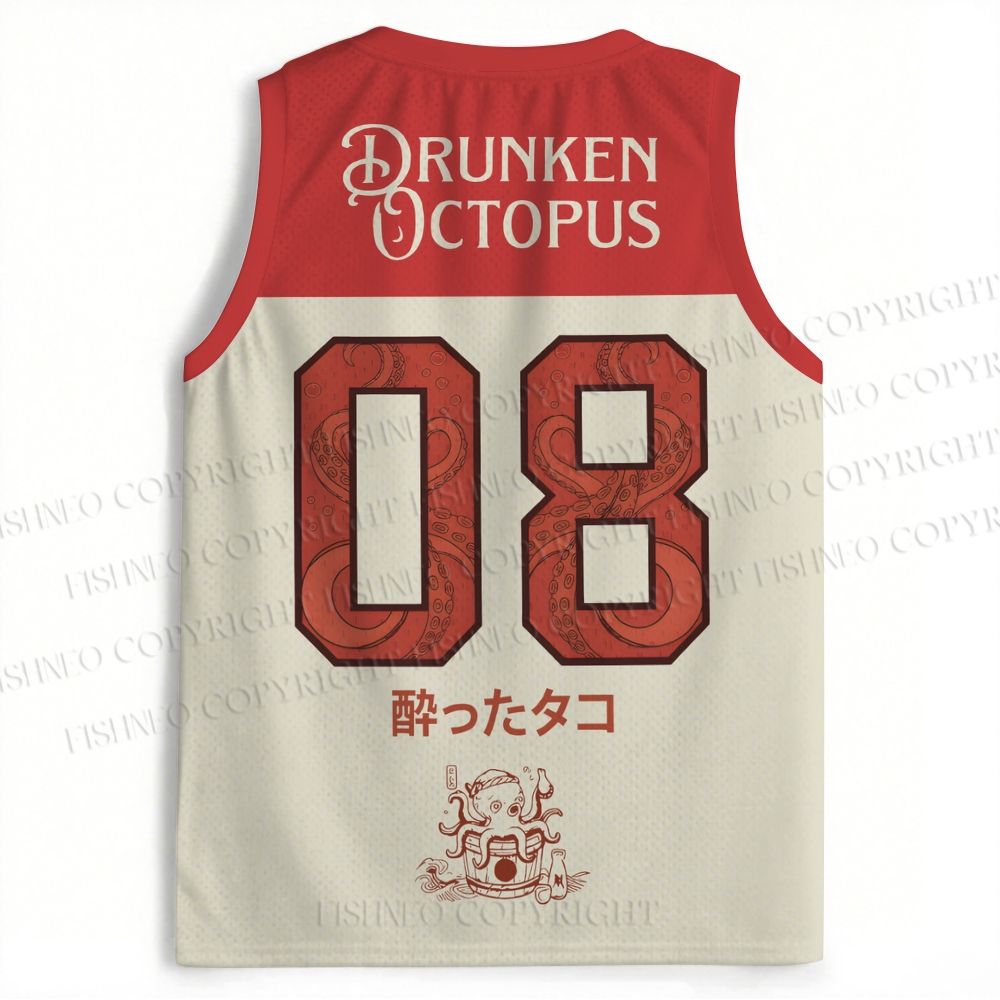 Drunken Octopus Japan Jersey Tank