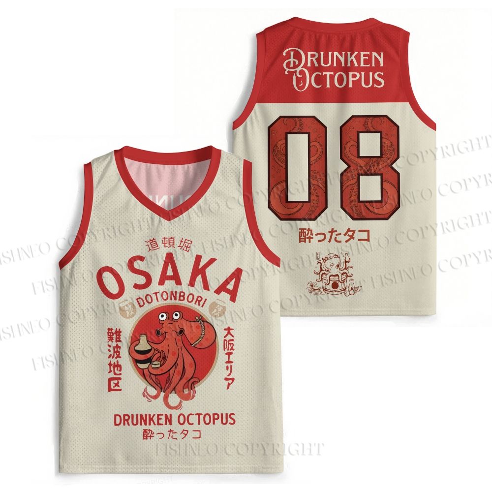 Drunken Octopus Japan Jersey Tank