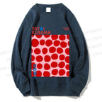 Unisex Yayoi Kusama Red Dots Printed Sweatshirt