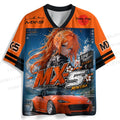 Orange Mazda MX-5 Jersey Shirts