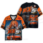 Orange Mazda MX-5 Jersey Shirts