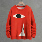 Giant Eye Crew Neck Sweater