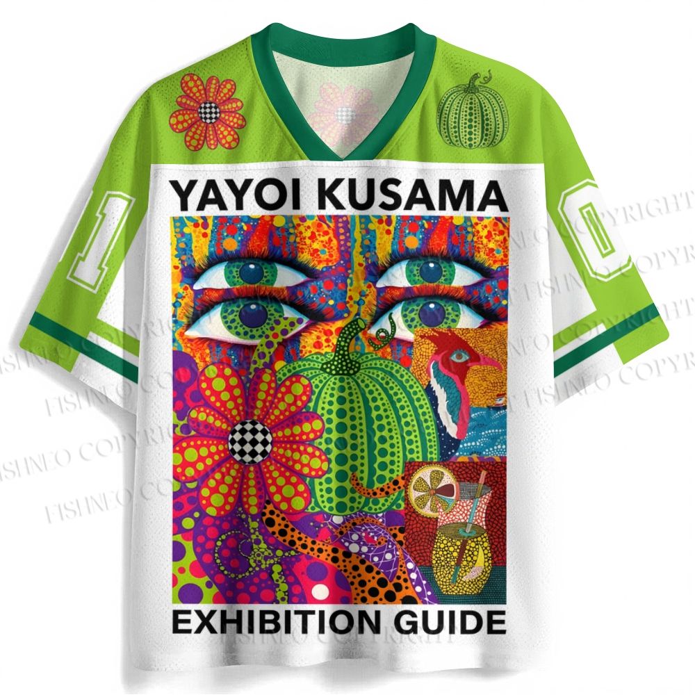 Yayoi Kusama Exhibition Guide Jersey Shirts