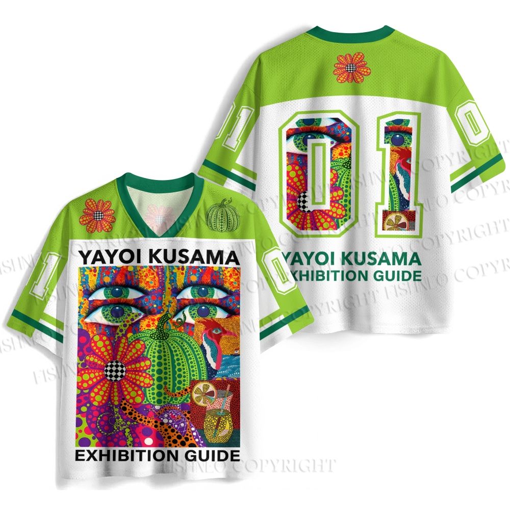 Yayoi Kusama Exhibition Guide Jersey Shirts