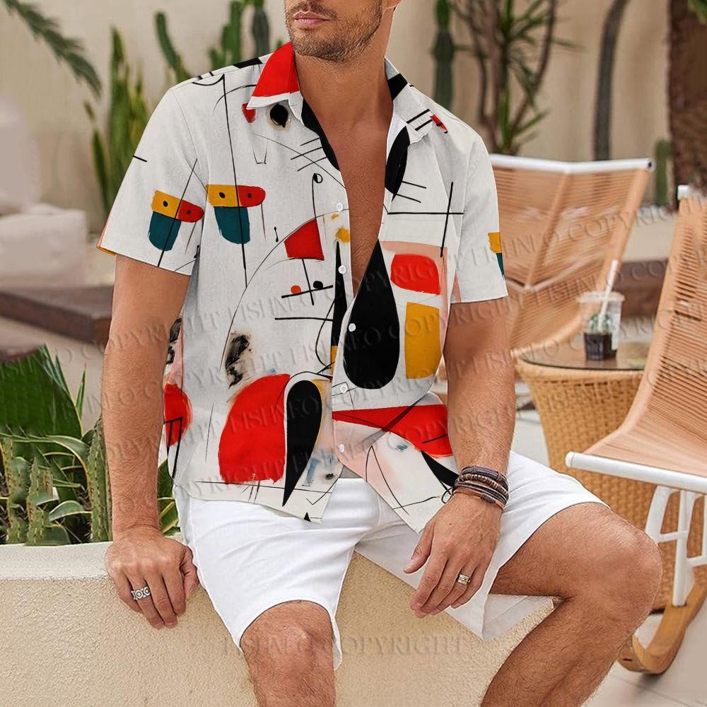 Joan Miró Abstract Art Hawaiian Shirt