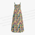Shinpan Tenarai-zukushi Maxi Dresses