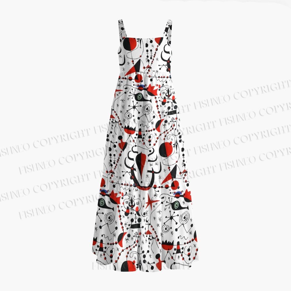 Joan Miró Abstract Art Maxi Dresses