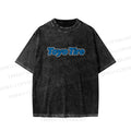 Unisex Japanese Car Printed Washed Tee