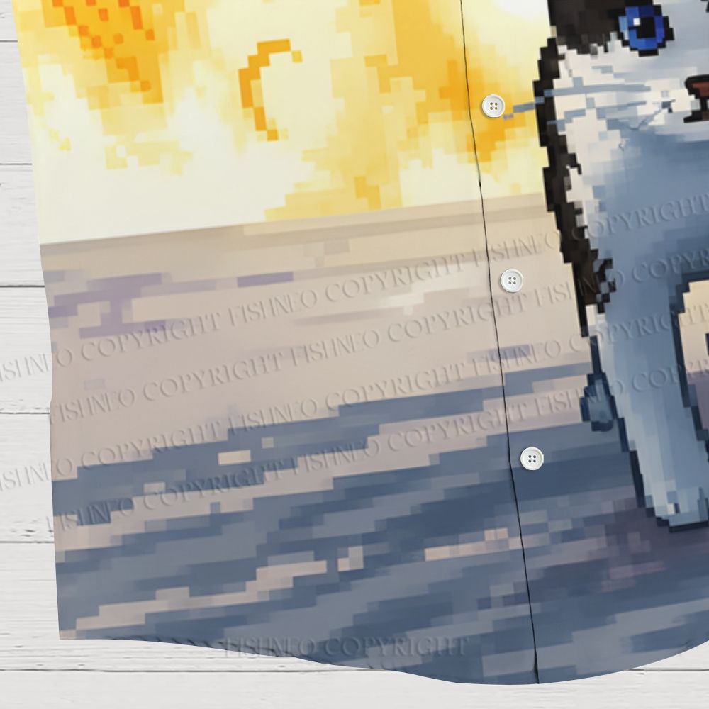 Real Meow Don’t Look Back at Explosions Hawaiian Shirt
