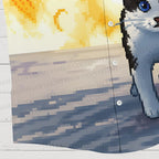 Real Meow Don’t Look Back at Explosions Hawaiian Shirt