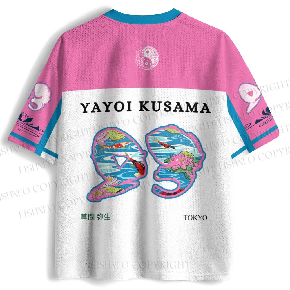 Yayoi Kusama Koi And Lotus Jersey Shirts