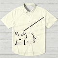 Dog on a Leash Hawaiian Shirt