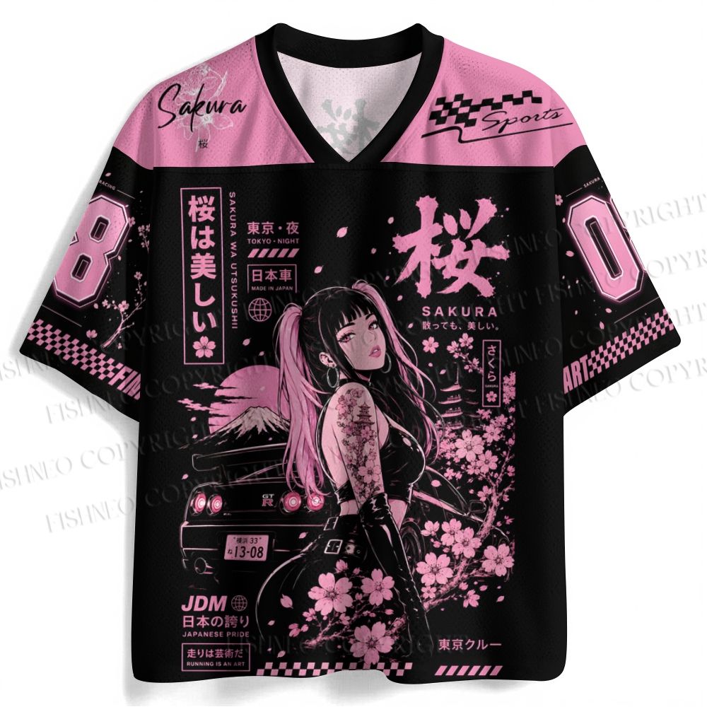 Sakura JDM Racing Jersey Shirts