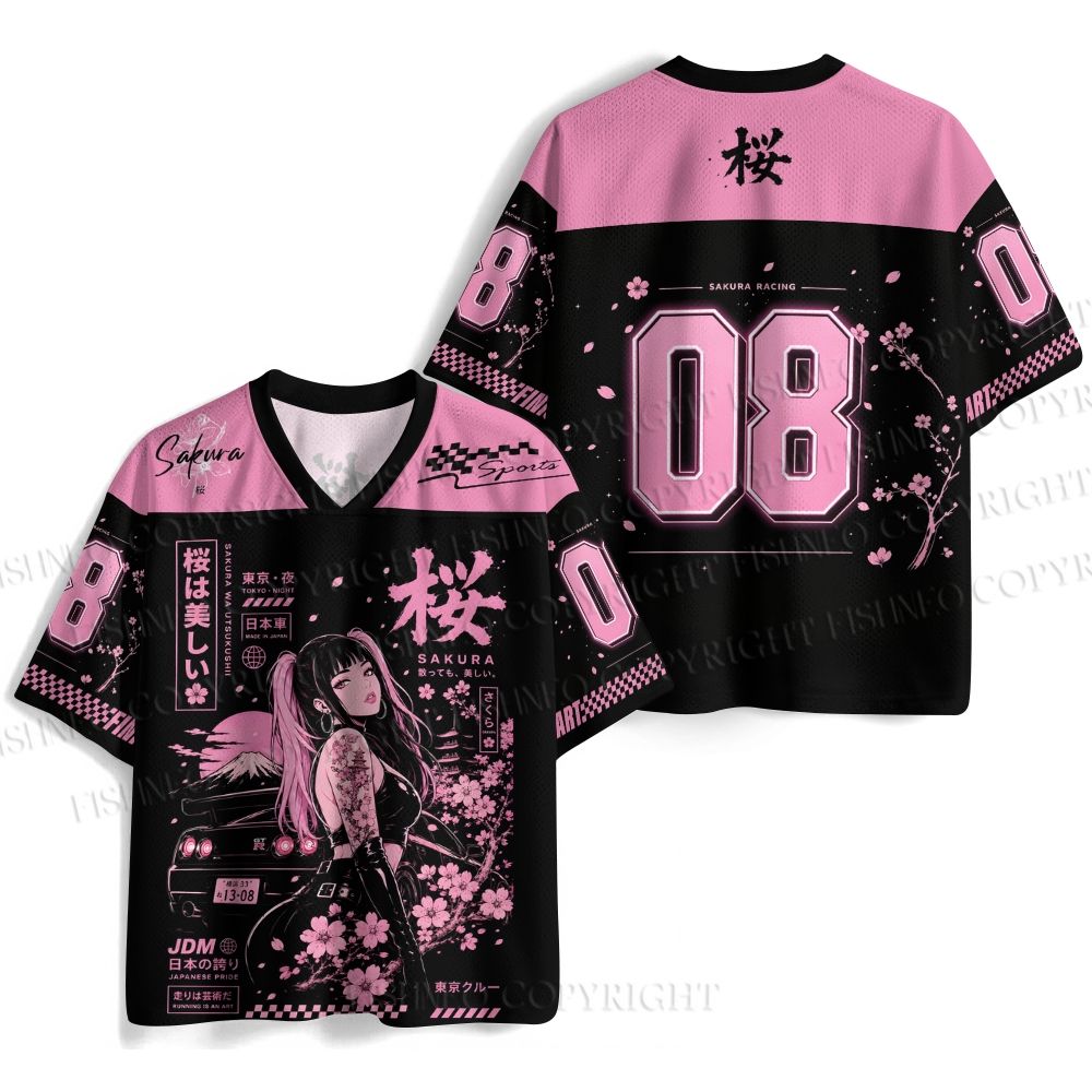 Sakura JDM Racing Jersey Shirts