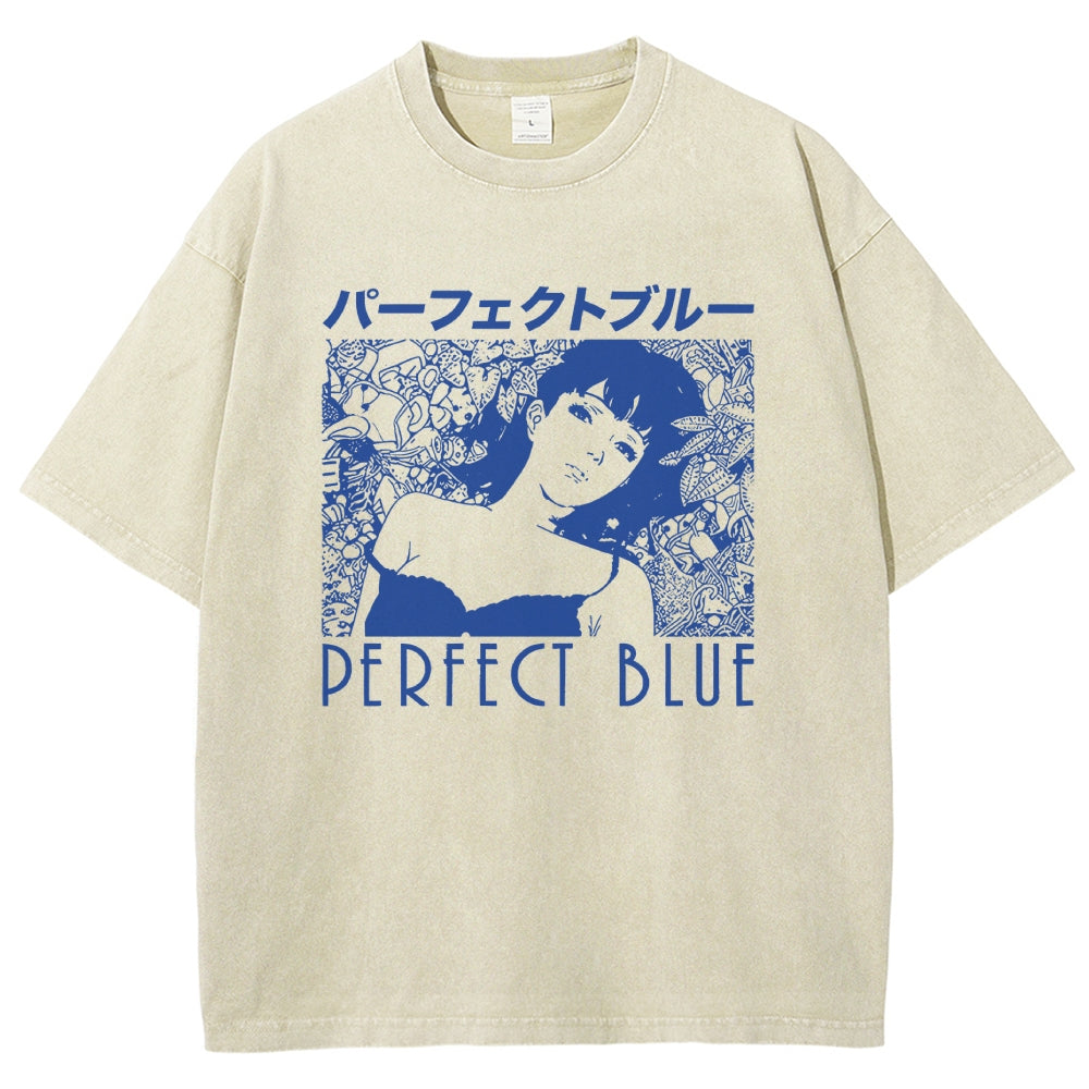 Perfect Blue Washed T-Shirt
