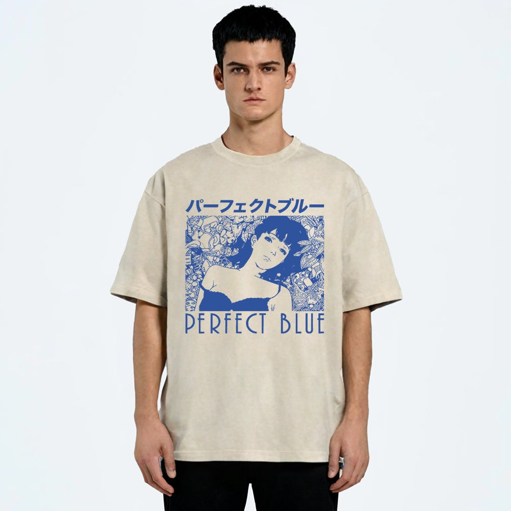 Perfect Blue Washed T-Shirt