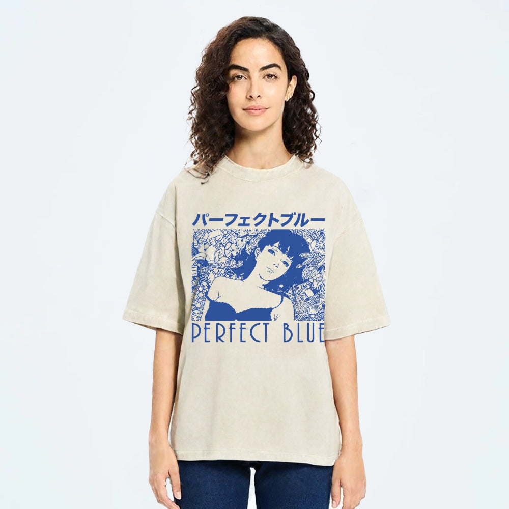 Perfect Blue Washed T-Shirt