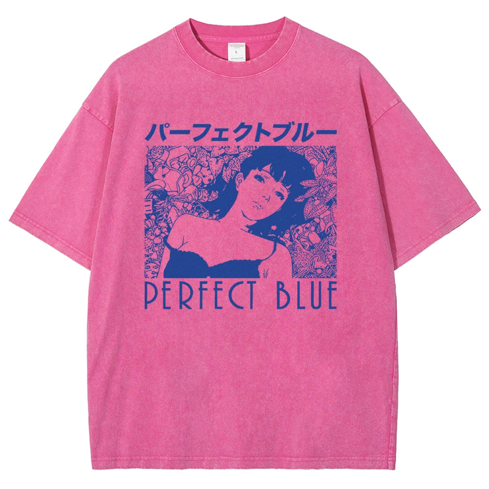 Perfect Blue Washed T-Shirt