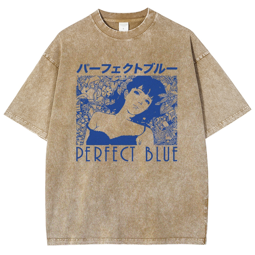 Perfect Blue Washed T-Shirt