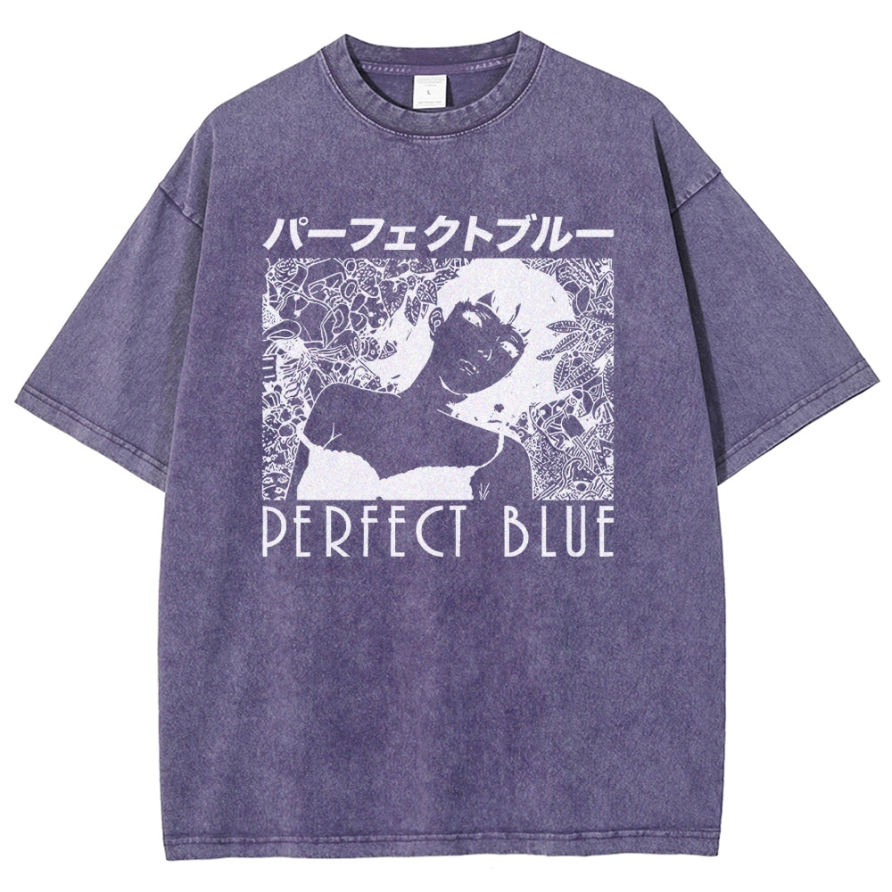 Perfect Blue Washed T-Shirt