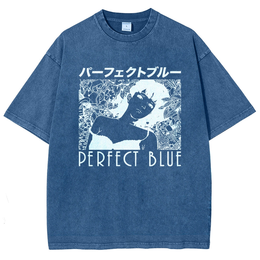 Perfect Blue Washed T-Shirt